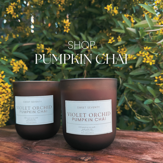 The Sweet Seventy Collection Pumpkin Chai by Violet Orchid