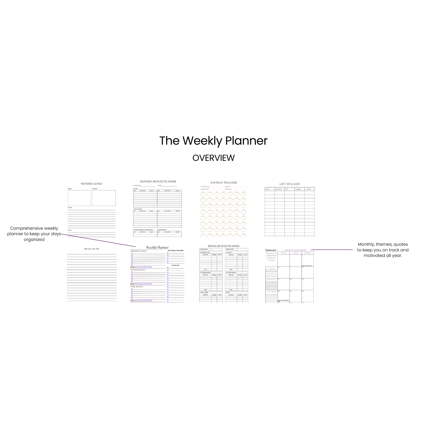 The Weekly Planner